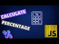 Calculate percentage in JavaScript