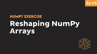 How to Reshape NumPy Arrays - Beginner Python NumPy Exercises