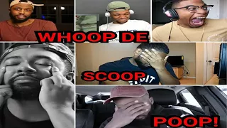 reactors reacting to kanye west lift yourself whoop de scoop poop reaction compilation