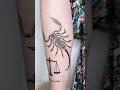 Scorpion Design Leg Tattoo