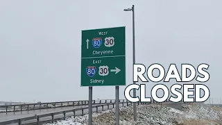 WYDOT Announces Road Closures Amid Wyoming Snowfall