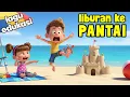Download Lagu 🚗☀️ Lagu Anak Liburan ke Pantai 🦀 | Lagu Ceria untuk PAUD \u0026 TK ☀️