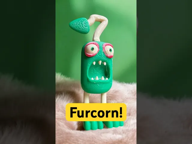 Furcorn 3D Print Model – From the “3D Printing Your Most Liked Comments” Challenge video thumbnail