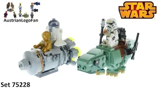 Lego Star Wars 75228 Escape Pod vs. Dewback Microfighters - Lego 75228 Speed Build