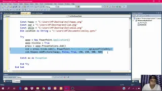 VB NET to MS PowerPoint ComProg2