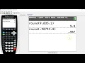 Rounding Decimals on TI 84