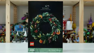 LEGO Icons 10340 Wreath - LEGO Speed Build Review