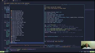 Python Flask Blog with SQLite and SQLAlchemy in debug mode