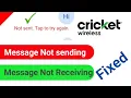 cricket wireless not sending text messages cricket wireless not receiving text messages