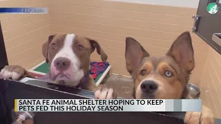 Santa Fe Animal Shelter begins holiday food drive