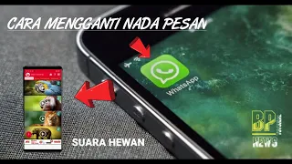 how to change or modify the whatsapp message tone sound using animal sounds