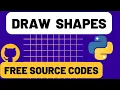 How to draw shapes - Python Turtle