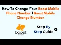 How To Change Your Boost Mobile Phone Number Boost Mobile Change Number