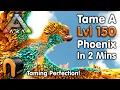 Ark THE BEST WAY EVER TO TAME A PHOENIX How To Tame A Phoenix SOLO