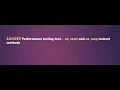 Locust performance testing tool - onstart onstop methods