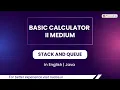 Basic Calculator Ii Medium Module Stack And Queue In English Java 21