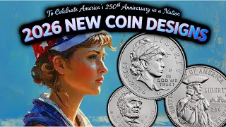 US Mint Unveils Coin Designs for 2026 Semiquincentennial Circulating Coins