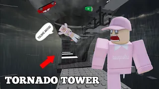 kita terbawa tornado di tower ini 