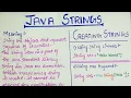 Java String Hindi Example Syntax Concept Part-1 lec-24
