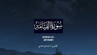 ارح قلبك وسمعك بتلاوه هادئه      القارئ شادي هاني    سورة القيامه كامله  قرآن         دندنها