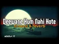 Download Lagu Deewane Hum Nahi Hote (Slow and Reverb) | Lofi | Aditya Yadav | Yu Na Parda Kar Ab Toh Aaja | MAR