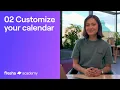 Customize your calendar Fresha Academy