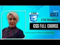Mastering CSS Borders border-style border-width border-color border-radius
