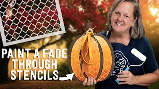 Paint an Ombre Pattern Pumpkin