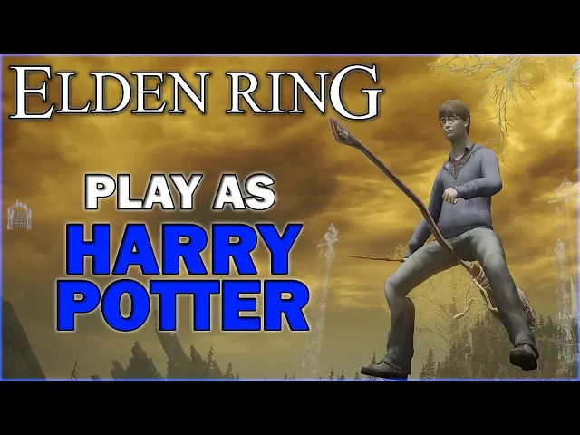 Play as Harry Potter! (With Elder Wand and Nimbus 2000) - Elden Ring Mod Showcase