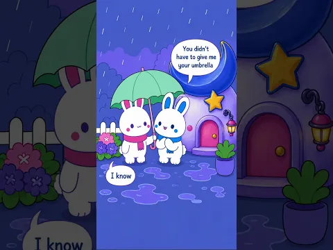 He Said “You Don’t Have To”… Then She Said This 🐰💖 #cutecharacters