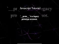 Prototypes Construction and Factory functions in Javascript
