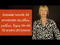 Retorik Sa anvander du ethos pathos logos for att fa andra att lyssna