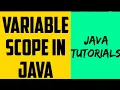 VARIABLE SCOPE IN JAVA Local Instance Static Variable BEGGINERS guide