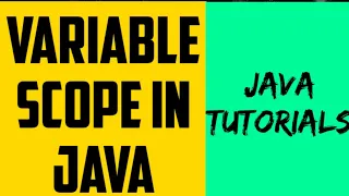 VARIABLE SCOPE IN JAVA Local Instance Static Variable BEGGINERS guide