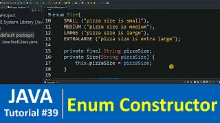 Java Tutorial - Enum Constructor in Java Programming Examples