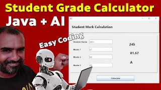 Java Swing Student Grade Calculator Step-by-Step Tutorial with AI
