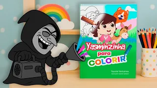 Livro de Colorir - Yasminzinha Volume 1 com 100 Desenhos pra pintar
