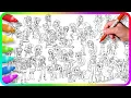 MY LITTLE PONY vs EQUESTRIA GIRLS Coloring Pages Mix How to color My Little Pony Easy Drawing