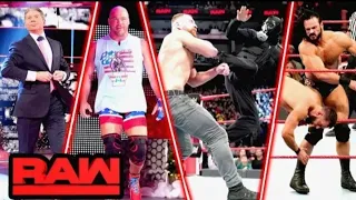 ملخص عرض الرو الأخير 17 12 2018 مباراة على لقب القارات قدوم فينس مكمان HD 