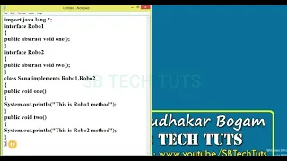 Multiple Inheritance with Example Program in Java Inheritance Java Programming in Telugu