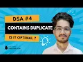 Contains Duplicate Explained Brute Force vs Hashing LeetCode 217 Crack DSA Interviews FAST