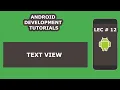 TextView 12 Set Text to Text View in Android Studio Android Development Tutorial for Beginners