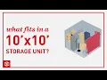 Storage Unit Size Guide - 10 x10
