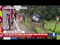 Two killed in crash involving greyhound bus