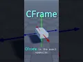 Vector3 vs CFrame Roblox Studio