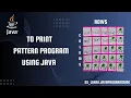 Right angle triangle pattern program using Java pattern program in java Star program in java