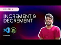 Increment Decrement JavaScript Tamil Tutorial - Part 4