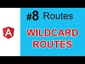 Wildcard Routes wildcard route in angular Angular tutorial