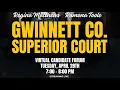 Meet the Candidates Forum for Gwinnett County Superior Court