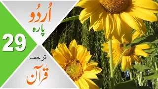 Para 29 Quran Urdu Translation Only مکمل قرآن ترجمہ صرف اردو میں 